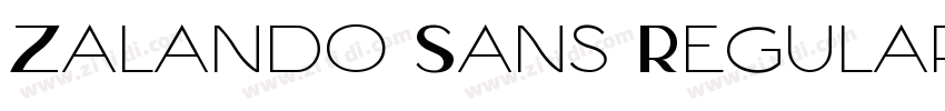 Zalando Sans Regular字体转换